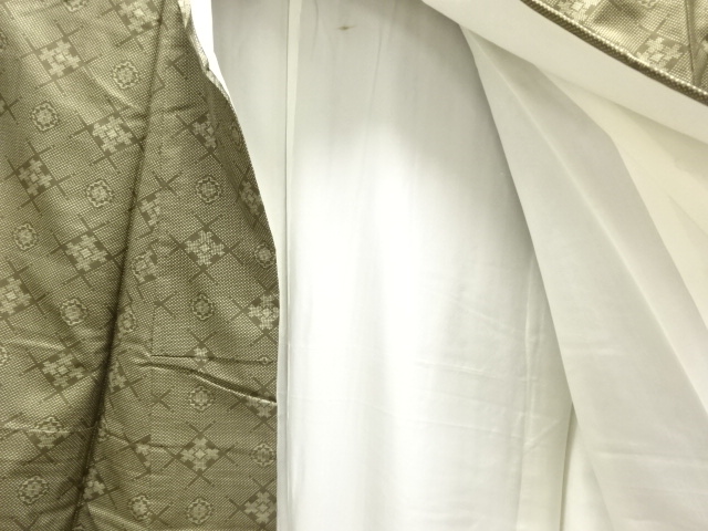  抽象模様織り出し本場泥大島紬着物(5マルキ)